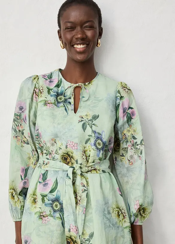 Maxikleid aus Ramie, bonprix