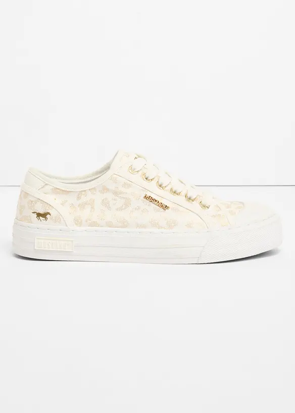 Sneakers Mustang &agrave; d&eacute;tails animaliers, Mustang