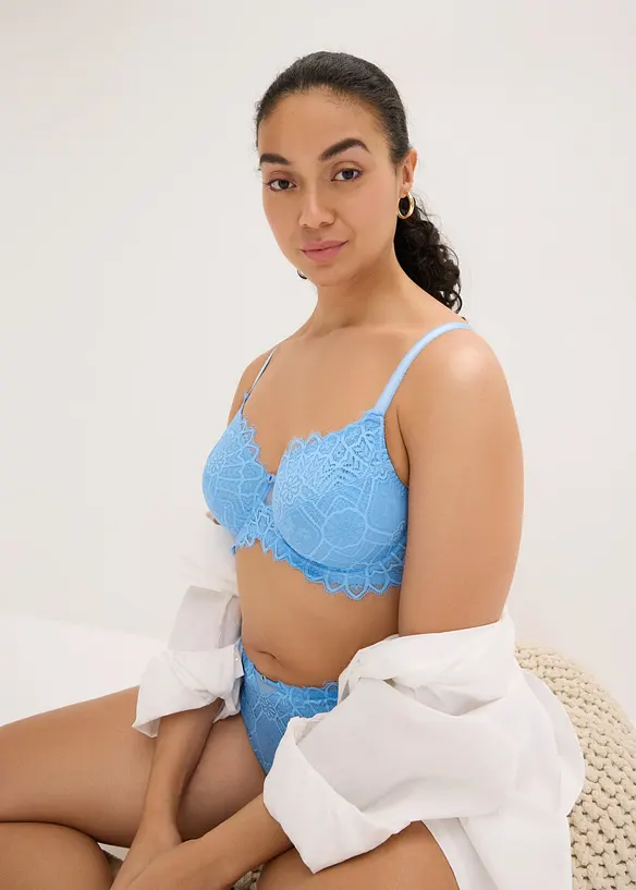 Soutien-gorge minimiseur, d&eacute;tail dor&eacute;, bonprix