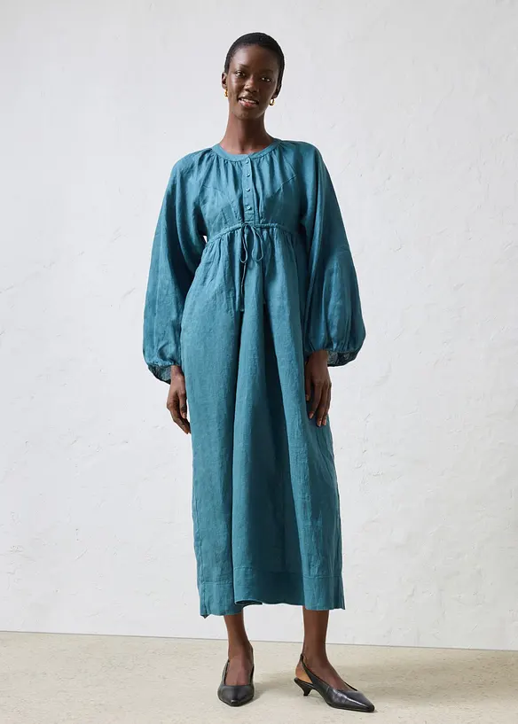 Robe longue 100% lin, bonprix