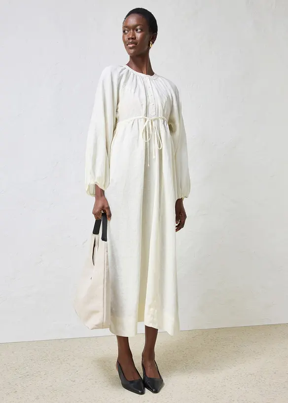 Robe longue 100% lin, bonprix