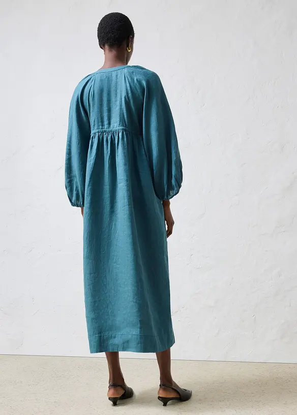 Robe longue 100% lin, bonprix