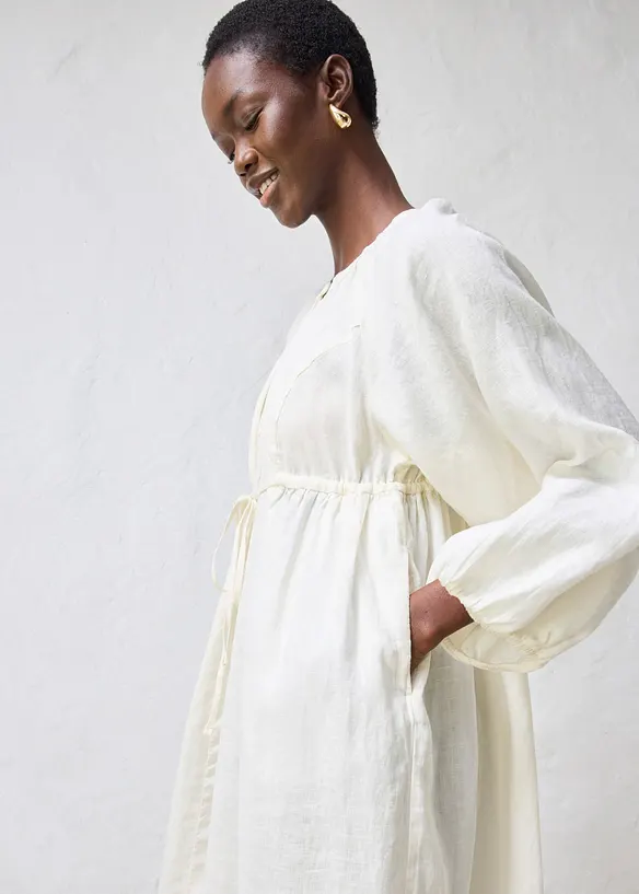 Robe longue 100% lin, bonprix