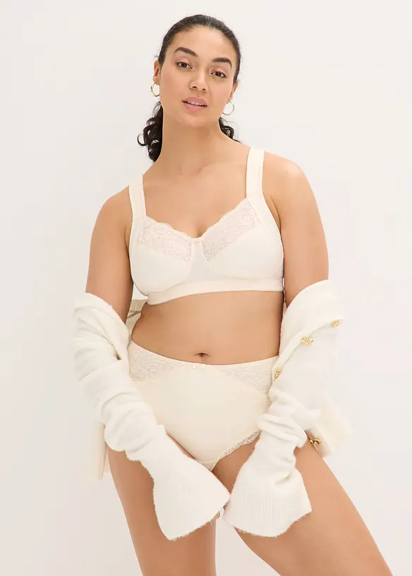 Entlastungs-BH ohne B&uuml;gel mit gepolsterten Tr&auml;gern, bonprix