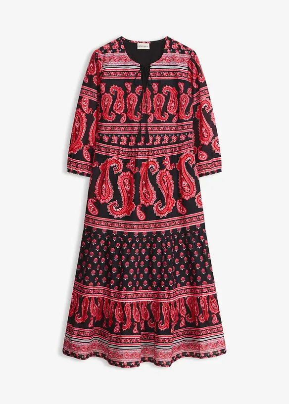 Midikleid aus reiner Baumwolle, bonprix