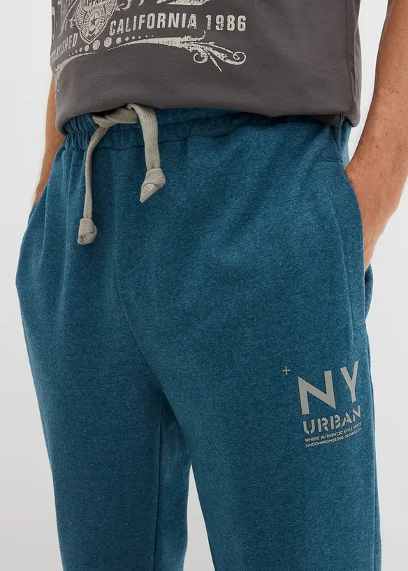 Pantalon de jogging &agrave; d&eacute;tails contrastants, bonprix