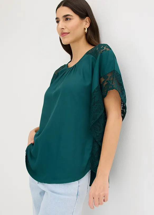 Blouse avec applications, bonprix