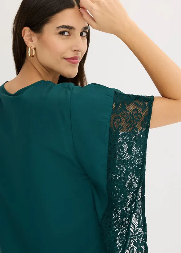 Blouse avec applications, bonprix