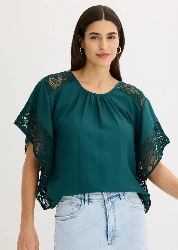 Blouse avec applications, bonprix