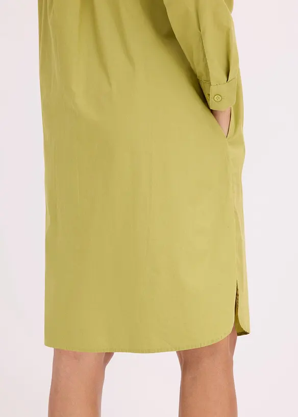 Robe-chemise en popeline de coton, bonprix