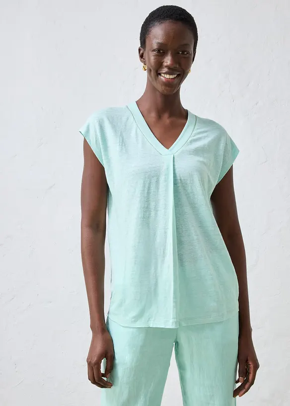 T-shirt 100% lin, bonprix