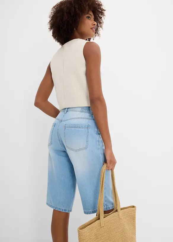 Jeans-Bermuda Mid Waist, bonprix