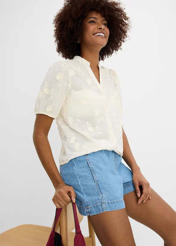 Jeans-Shorts Mid Waist, Bequembund, bonprix