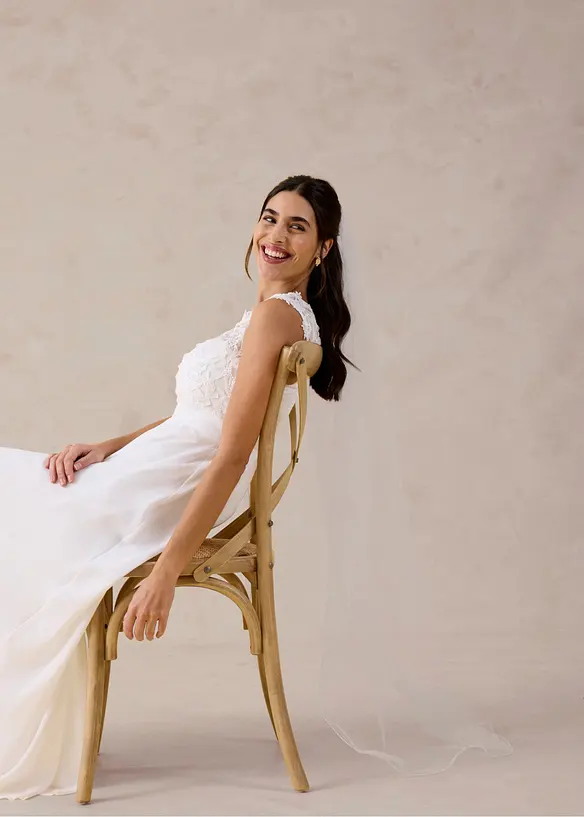 Abend-Maxikleid mit Spitze, bonprix