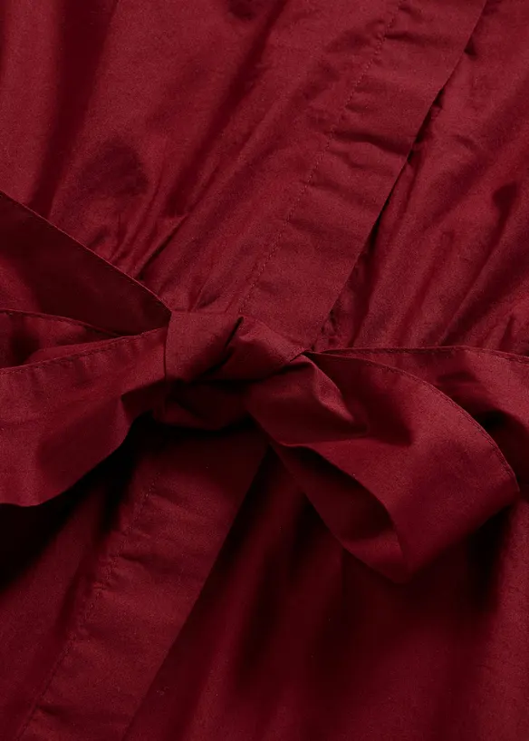 Robe-chemise avec ceinture &agrave; nouer, bonprix