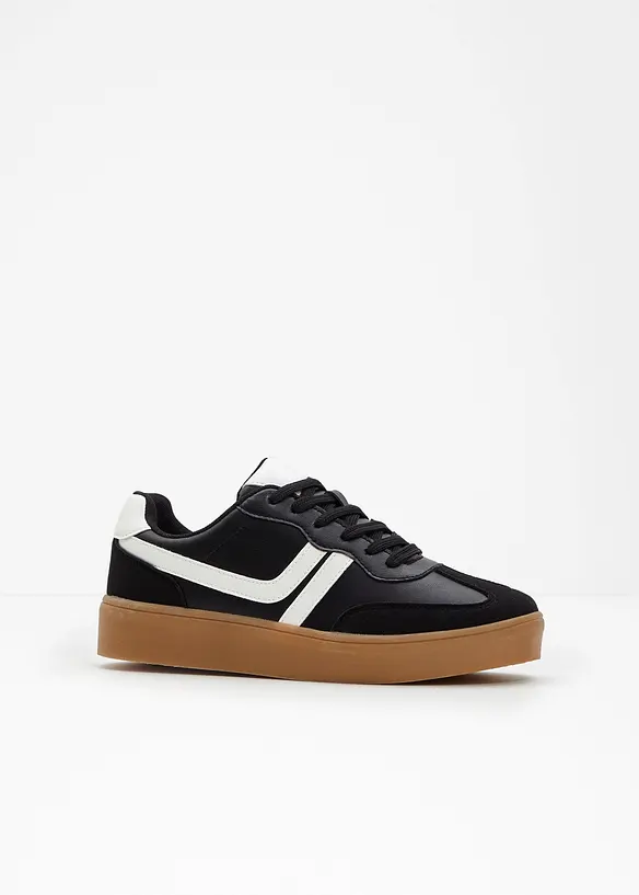 Plateau-Sneaker im Retrolook, bonprix