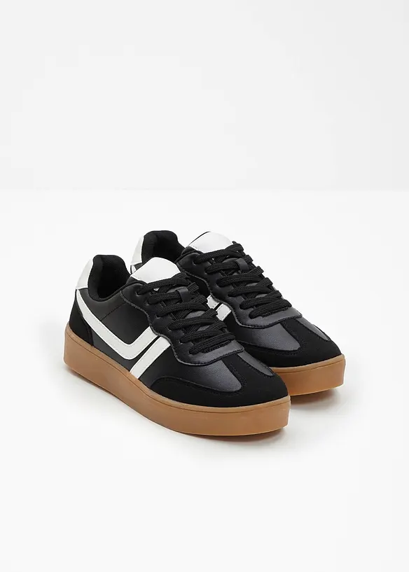 Plateau-Sneaker im Retrolook, bonprix