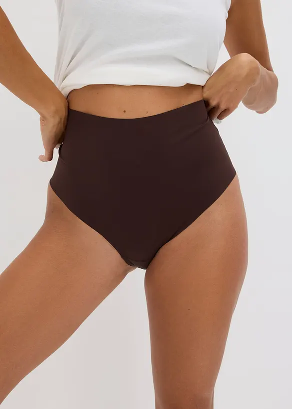 Lot de 2 slips sculptants ultra l&eacute;gers sans coutures, bonprix