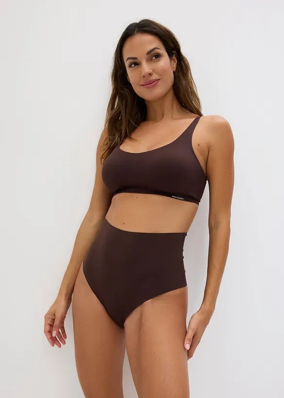 Lot de 2 slips sculptants ultra l&eacute;gers sans coutures, bonprix