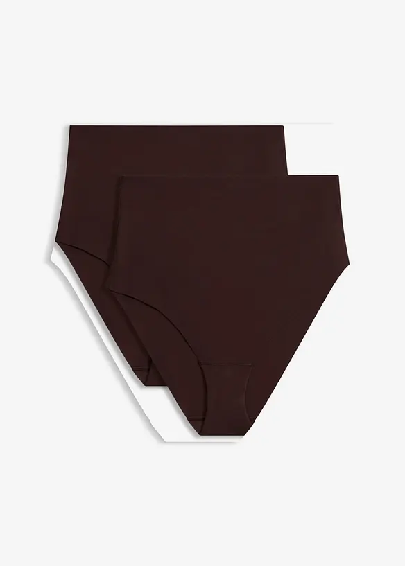 Lot de 2 slips sculptants ultra l&eacute;gers sans coutures, bonprix