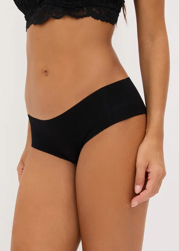 Lot de 3&nbsp;culottes douces, sans couture, bonprix