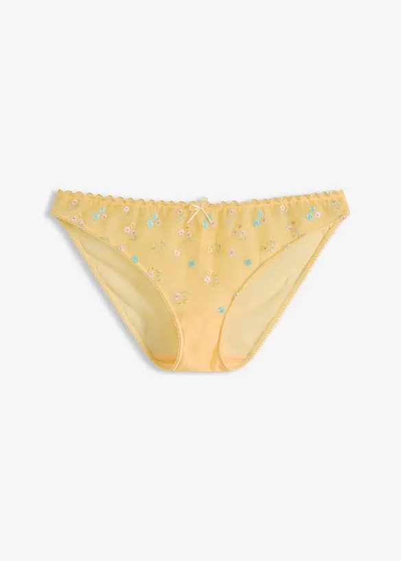 Slip mini &agrave; broderies, bonprix