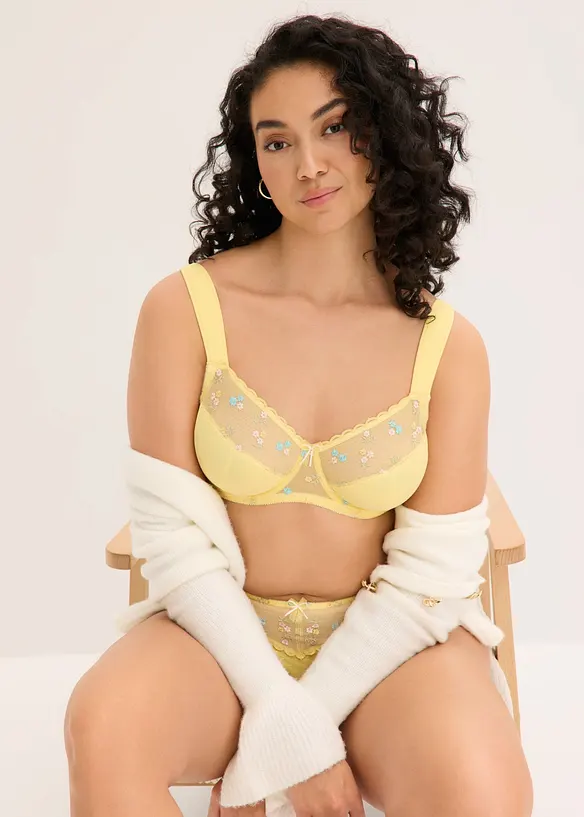 Soutien-gorge minimiseur &agrave; bretelles rembourr&eacute;es, bonprix