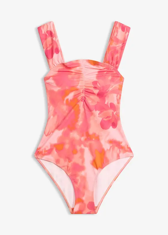 Maillot 1 pi&egrave;ce bandeau &agrave; bretelles larges, bonprix