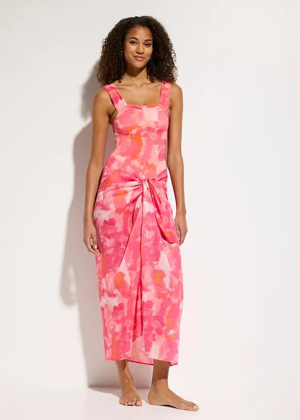 Maillot 1 pi&egrave;ce bandeau &agrave; bretelles larges, bonprix