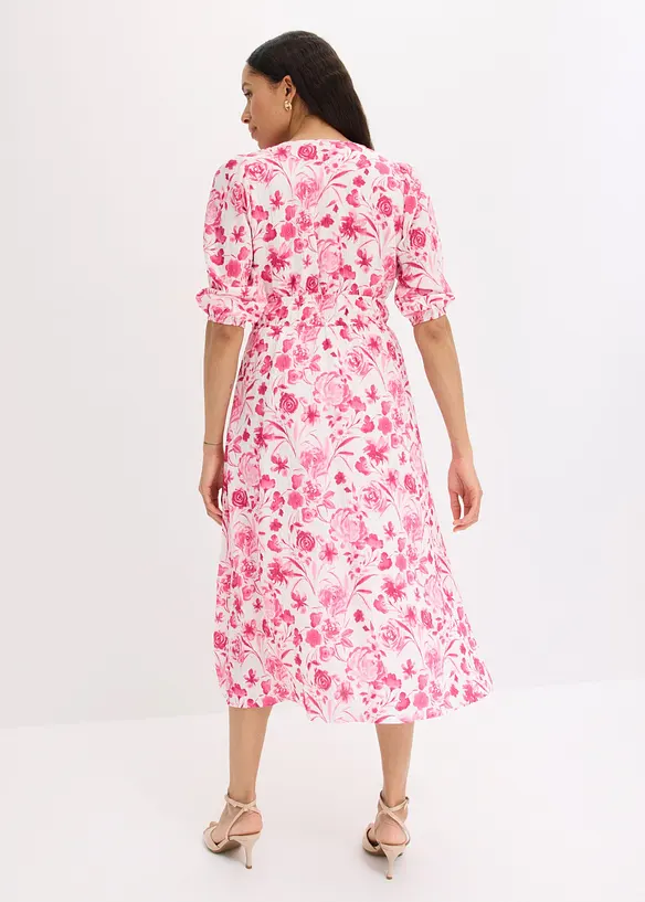 Midikleid aus Viskose-Mix, bonprix