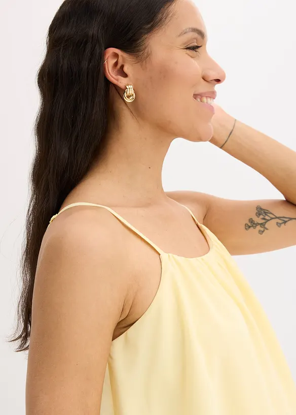 Robe courte-longue en mousseline, bonprix