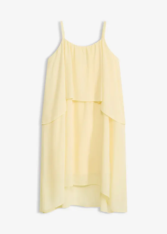 Robe courte-longue en mousseline, bonprix