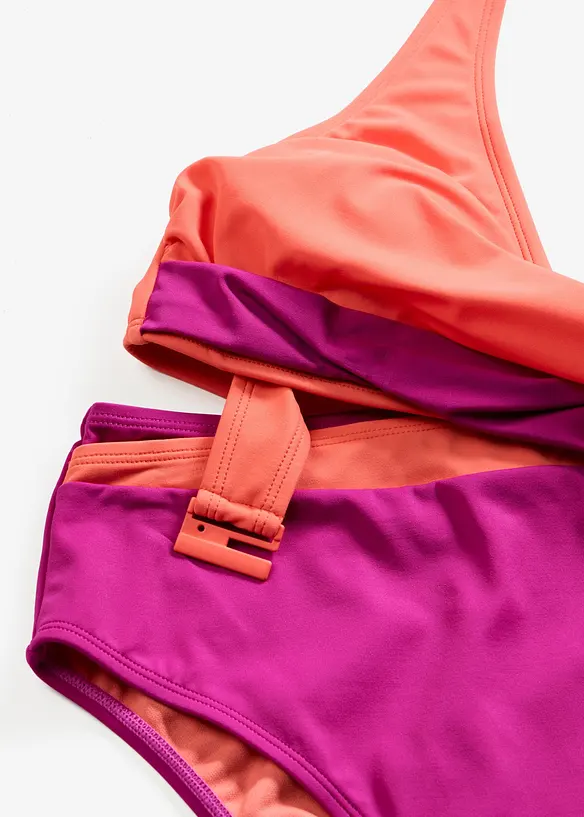 Bikini dos nu, haut style crois&eacute; (ens. 2 pces), bonprix