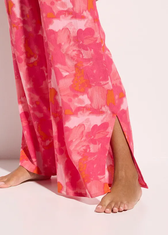 Strandhose aus strukturiertem Crinkle, bonprix
