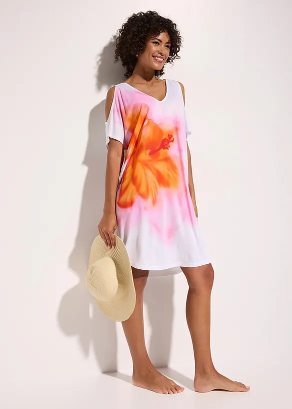 Strandkleid aus flie&szlig;ender Viskose, bonprix