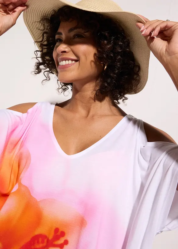 Strandkleid aus flie&szlig;ender Viskose, bonprix