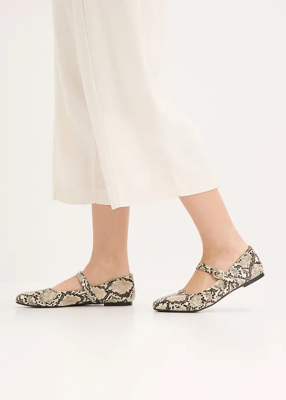 Jupe-culotte l&eacute;g&egrave;re en lin m&eacute;lang&eacute; &agrave; nervures, bonprix