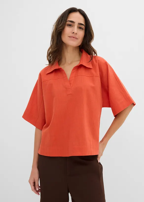 Tunikabluse aus reiner Baumwolle, bonprix
