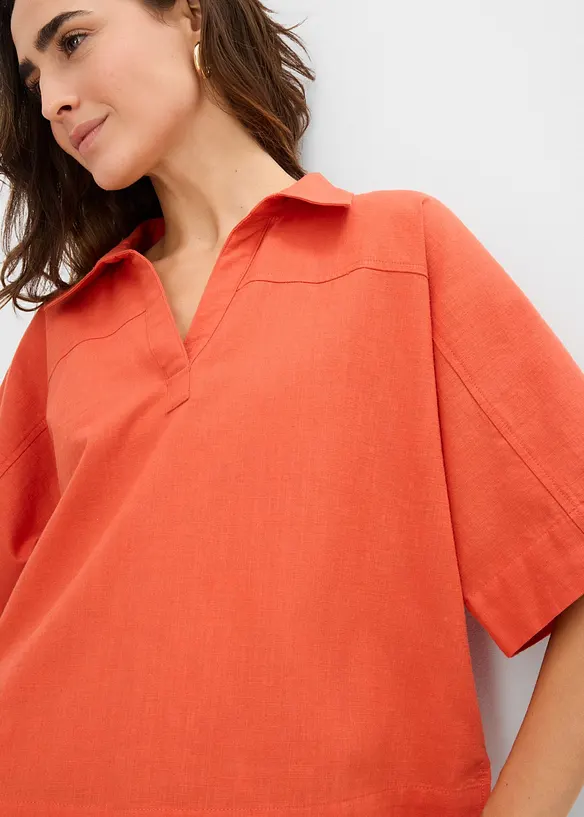 Tunikabluse aus reiner Baumwolle, bonprix