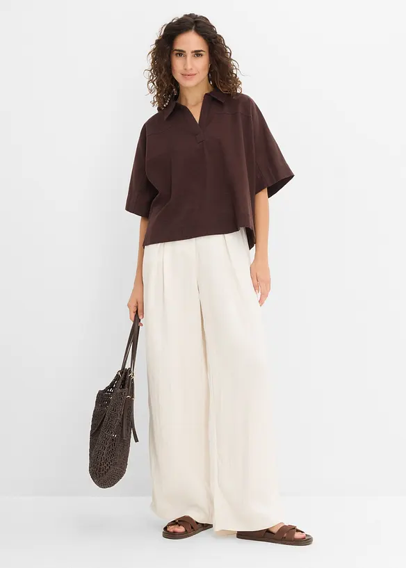 Tunikabluse aus reiner Baumwolle, bonprix