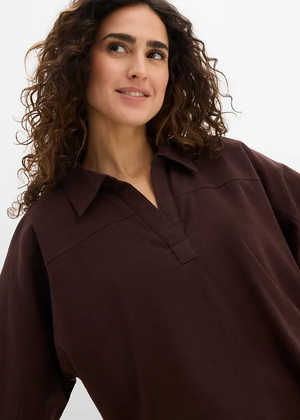 Tunikabluse aus reiner Baumwolle, bonprix