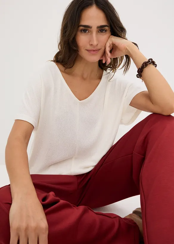 Shirt in Strickoptik, bonprix