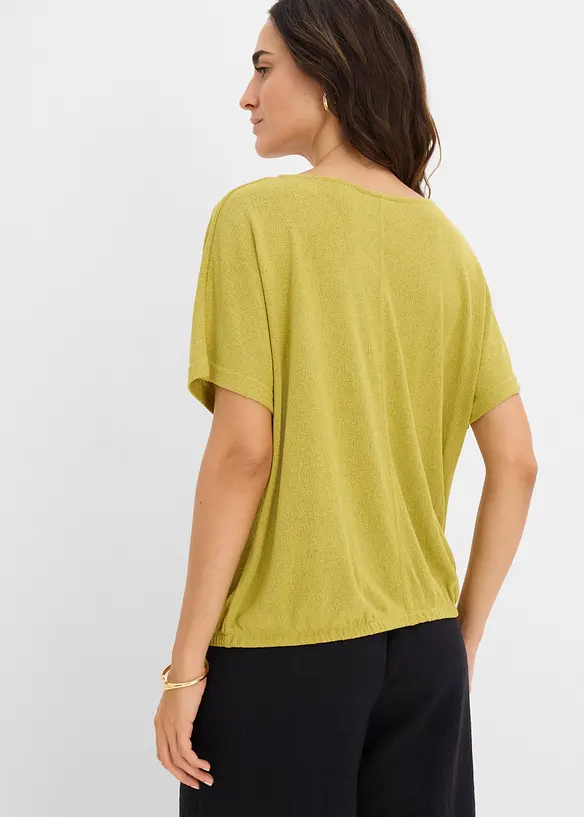 T-shirt effet maille, bonprix