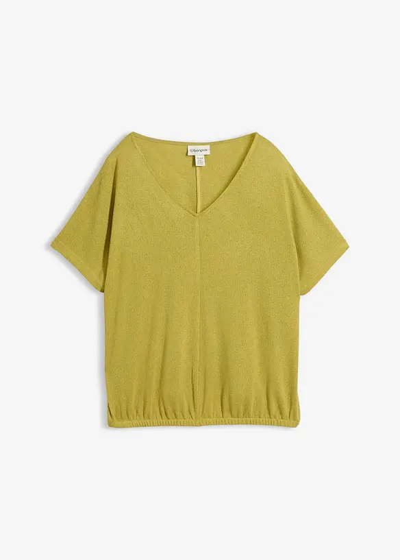 T-shirt effet maille, bonprix