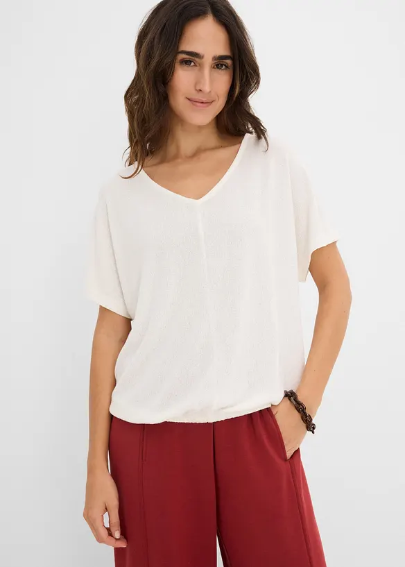 Shirt in Strickoptik, bonprix