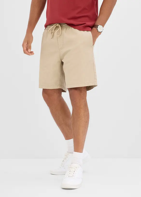 Short loose &agrave; taille &eacute;lastiqu&eacute;e, bonprix