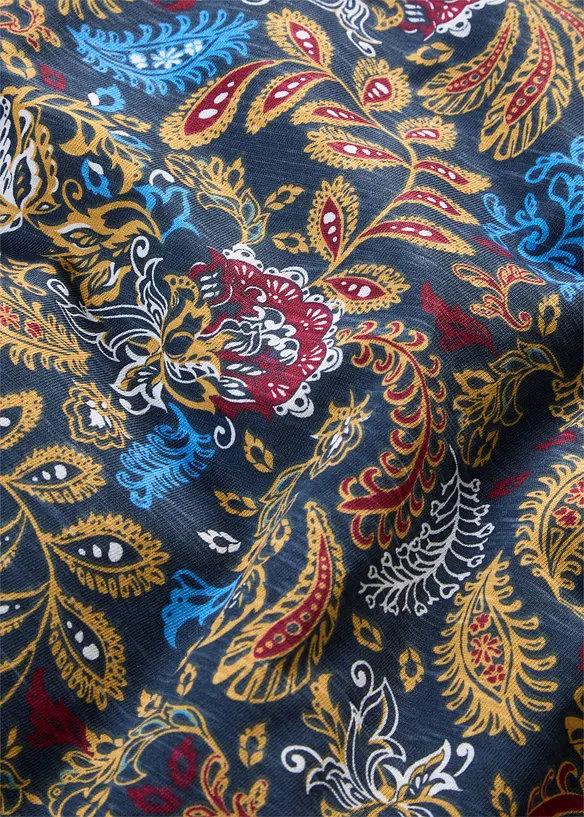 T-shirt coton imprim&eacute;, manches courtes, bonprix