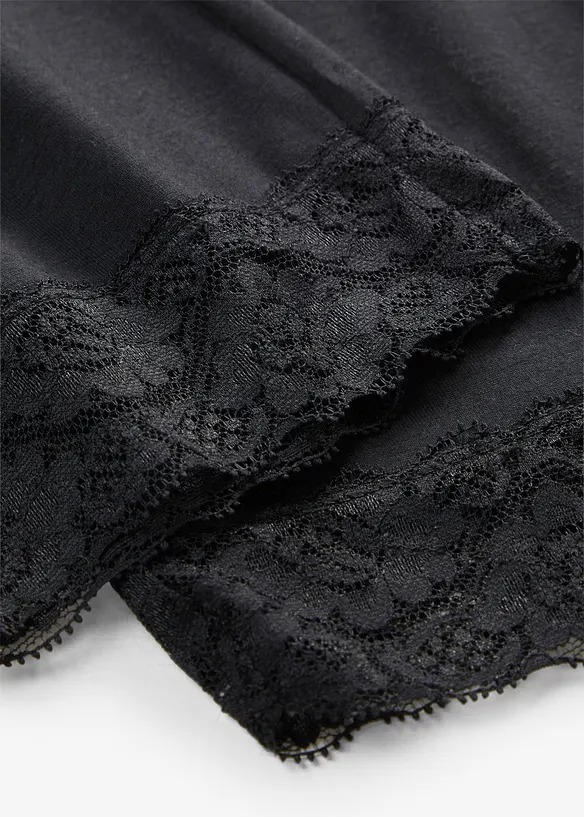 Legging 3/4 avec dentelle, bonprix