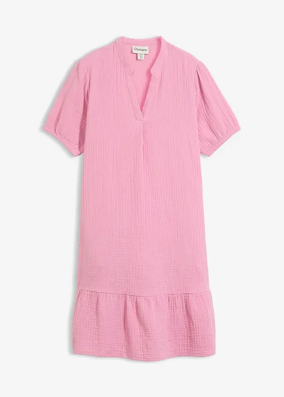 Robe courte en gaze de coton, bonprix
