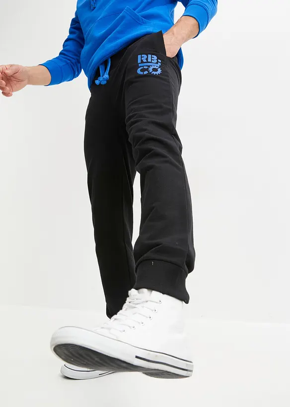 Pantalon de jogging &agrave; d&eacute;tails contrastants, bonprix